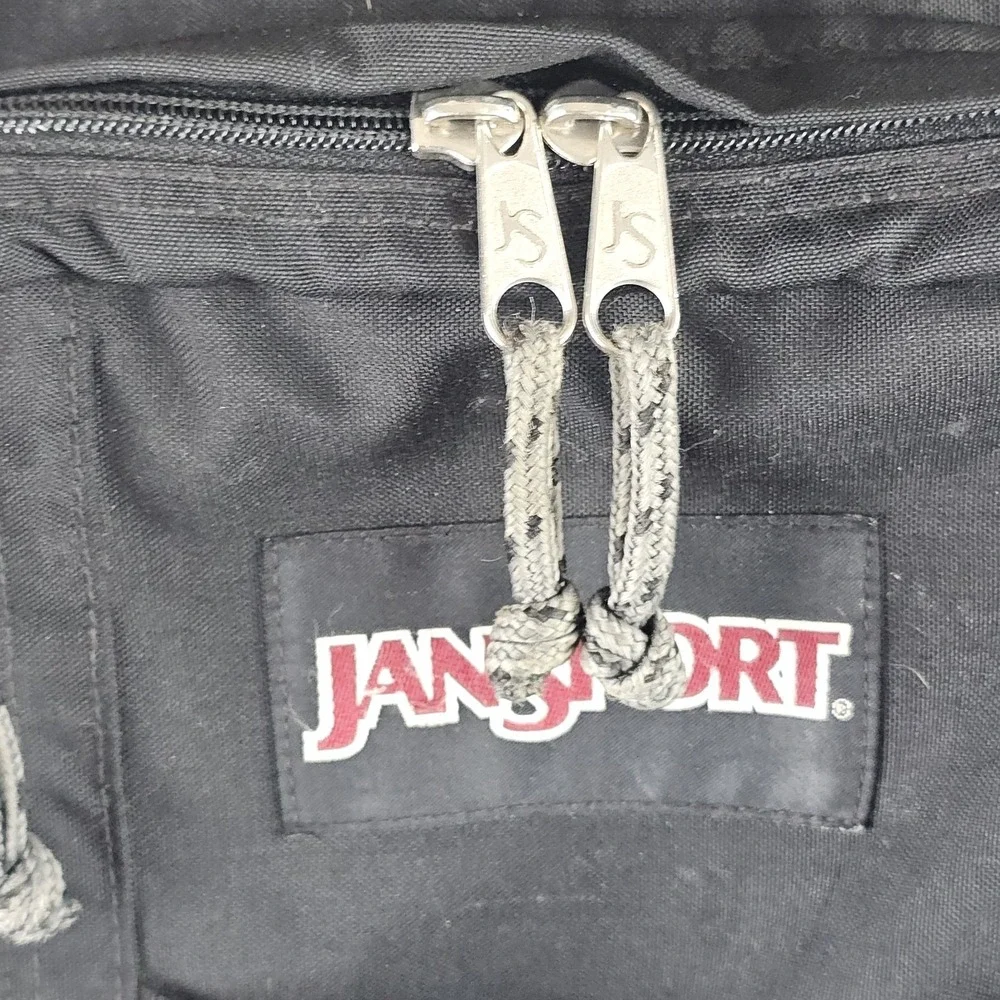 Vintage Jansport Backpack Heavy Duty Metal Zippers O Rings Clips Gorpcore Hike